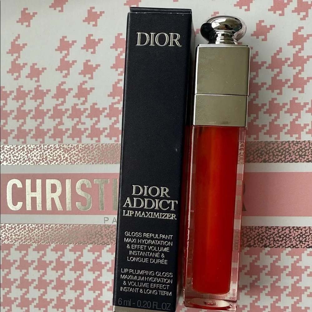 Dior Addict Lip Maximizer 015 Cherry Maxi Hydration Volume effect 6ml new